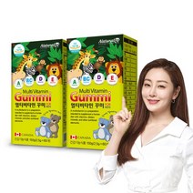 네추럴라이즈 멀티비타민 구미 60꾸미 2묶음, 없음