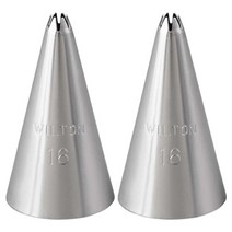 윌튼 모양깍지 16호팁 별, 2개