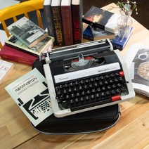 아날로그 영문 수동 타자기 레밍턴 SPERRY RAND REMINGTON Performer Typewriter(H6497704)+Case&Manual+New Ribbon