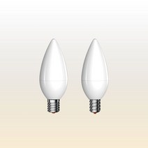LED촛대구 5W 유백 샹들리에전구 E14 E17 LED 미니 장식 촛불형 램프 조명 촛대구 용전구, ♧굿초이스♧노란빛