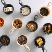 전자레인지용 손잡이 앞접시 그릇 5개, 아이보리-5P
