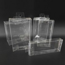 PVC 투명 사각 케이스 1호 벌크포장 선물포장 박스, 단일옵션