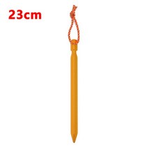 티피텐트4개/몫 23cm 텐트 못 Ultralight 알루미늄 합금 정원 말뚝 세 가장자리 그라운드 네일 야외 캠핑, 02 4pcs Yellow