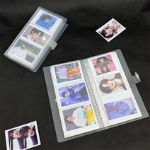 인스 폴라로이드 3인치 4인치 사진첩 미니카드 영화관람권 기차표 수납부, 색깔3_사진첩만 (사진 제외)