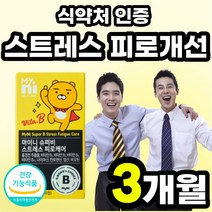 제약회사 비타민B군 활력 여자 테아닌 에너지 인정 영양제 40대 건강기능 식품 50대 취준생 알파 직장인 영양재 인증 골드 홍경천 로사빈 프리미엄 개선 세트 먹기쉬운 건강 비타민비