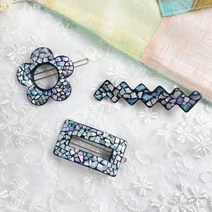 자개 공예 핀 3종 세트 만들기 DIY 키트 나전칠기 전통