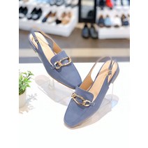 엘초이 벨르 로퍼슬링백 스퀘어토 금장사슬장식 슬링백플랫 ANS22AM0204