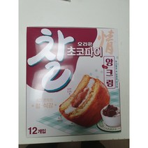 찰초코파이정 앙크림 12p, 336g, 20개