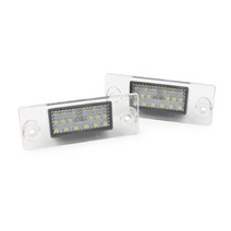 2pcs 12V 자동 라이센스 번호 플레이트 조명 Audi A4 S4 B5 19952001 A3S3Sportback 9703 A4S4 Avant 9599 용 18 LED 램프