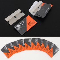 도루코면도날 10P 면도칼 단면도 일회용 날면도기 단면칼날 단면도날 면도날 일자면도기, 기본