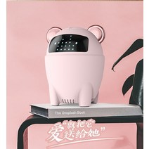 블루투스스피커 휴대용스피커 ai 스마트 스피커 인공 음성 제어 크리 에이 티브 미니, 분홍색, 스피커