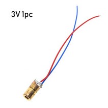 레이저레벨기 수평기 미니 650nm 6mm 3 5V 5 백만 와트 다이오드 적색 시야 구, 01 1pc 3V