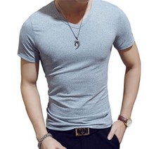 남성 짐웨어오버핏 헬스오버핏반팔 어깨넓어보이는옷 여름반팔티셔츠 남성용 피트니스 반팔 슬림핏 티셔츠 헬스장 타이트탑 흰색 V넥 캐주얼 셔츠 여름
