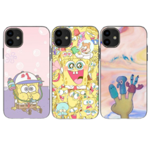 스폰지밥 폰케이스 갤럭시 S21 울트라 뚱이 집게사장 귀여운 애니메이션 캐릭터 주문제작 범퍼케이스
