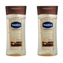 바셀린 인텐시브 케어 코코아 래디언트 바디 오일 건성용 200ml 2 팩 Vaseline Cocoa Radiant Body Oil
