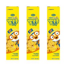 뽀로로 저불소 치약 바나나향, 50g, 3개입