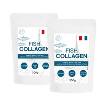 저분자 콜라겐 펩타이드 프랑스산 어류 가루 피쉬콜라겐 분말, 2봉, 300g