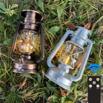볼트몬 빈티지 태양열 LED 감성 캠핑 랜턴 무드등 조명 무선리모컨, 02_브라운(태양열 USB 리모컨) BC-1S