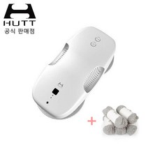 허트 HUTT 유리창 로봇청소기 DDC55 3800PA 초강흡입력 KC인증 있음 한국형 코드, 1세트, 화이트+5세트 걸레
