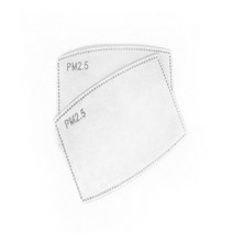 다사마켓 PM2.5 활성탄 필터 교체형 면마스크 미세먼지 황사, 1개, 10매입