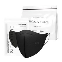 다나 시그니처 마스크 KF94 중형 30매, 검정색