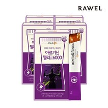 로엘 아르기닌 젤리스틱 6000 5박스 (25g x 14포) / L아르기닌 6 000mg 함량, 로엘 아르기닌 젤리스틱 5박스