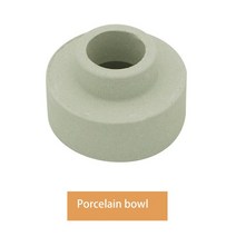 벤츄리-셀프 프라이밍 버너 가마 셔틀 천연 스프레이 건 액세서리 헤드 구리 비드 캡, 03 Porcelain bowl
