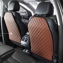 BMWX3킥매트 시트커버, 퀼팅킥매트 - 블랙 낱개