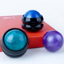 셀프 롤링지압 마사지볼 롤러 핸드마사지기 선물, 블루