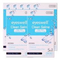아이스웰 1회용 콘텍트렌즈 식염수 히알루론산함유 7mlx5개입, 35ml, 7개