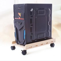 데탑 본체 바퀴형 원목선반 먼지방지 화초 화분 바닥청소 리모델링 가드닝 이동형