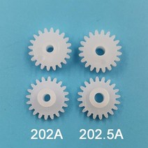 랙기어 202.5A 0.5M 랙 기어 20 치아 구멍 2.5mm 꽉 DIY 모델 장난감 모터 부품 피니언 액세서리 10 개/몫, [01] 20 치아, [01] 1.95mm