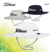 타이틀리스트 투어 어시 모자 TOUR AUSSIE GOLFCAP 골프캡 카우보이 자외선차단 아쿠쉬네트코리아정품, 화이트(블랙)