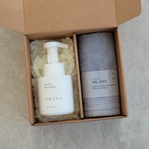 핸드워시 + 송월 클래식 핸드타올 세트 (결혼식 개업 돌잔치 승진 회갑 손세정제 돌답례품), 3)생활공작소(파우더향+200)(10개미만 구매불가)
