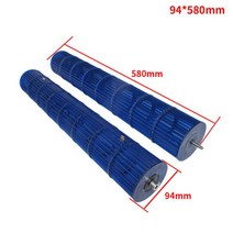 크로스 플로우 팬 송풍기 휠 플라스틱 블레이드 임펠러 에어컨 1-3P, 03 94x580mm