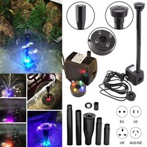 펌프 산업용 수족관 물 정원 분수 water oxygen pump Aquariums oxygen pump with led light fountain maker 폴란드 us, au 플러그 220v-240v