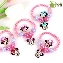디즈니 미니마우스 팔찌 반지 세트 4살 5살 여아 선물