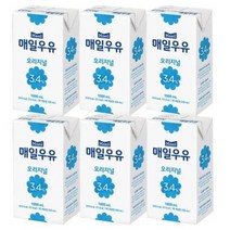 매일우유 흰우유 업소용 우유 1L X 6팩