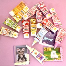 몰랑이 데코크림 + 랜덤깍지세트 색상선택 데코덴생크림 탑꾸 폰케이스 꾸미기 탑로더, 파랑