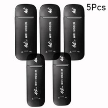 휴대용와이파이 와이파이에그 2박3일해외여행 4g lte wifi 모뎀 어댑터 범용 150mbps 동글 흰색 무선 네트워크 카드 홈 소형 라우터 잠금 해제 usb 고속, 5개