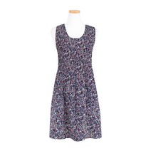 사계절 쉬폰 예쁜 원피스 앞치마 프릴 주름 플라워 어린이집 유치원, 19_폴리리프앞치마, 네이비, 1개