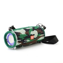 게이밍스피커 가성비사운드바 g tg192 20w 휴대용 블루투스 2400mah rgb led 라이트 무선 붐 박스 방수 야외 서브 우퍼 스테레오 라우드, 위장
