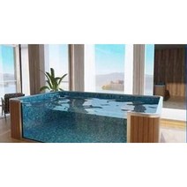 여름 풀빌라 대형 야외 수영장 스파 건축 제작 독채 제주도 펜션 조립 LA-000029867, 01 인산재질 견적서