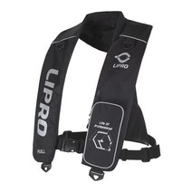 2021년형 라이프로 선상바다낚시자동팽창식구명조끼 해수부형식승인 KOMSA, 블랙(레드)