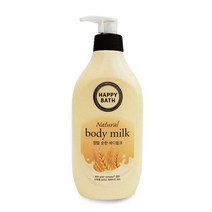 해피바스 촉촉한 바디밀크 순한 바디밀크 보습로션, 정말순한450ml
