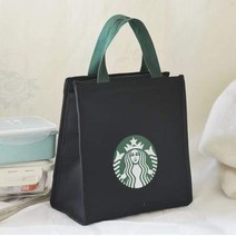 보냉백 에코백 쇼퍼백 도시락가방 천가방, 검은색
