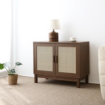 마켓비 BENTAN 2문 수납장 9073 CHM7390, 미들브라운 0188.6397