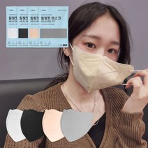 새부리형 KF94 마스크 100매 대형 화이트 여름용 미세먼지 황사 방역 식약처인증, 25매입, 4개, 퓨어 화이트