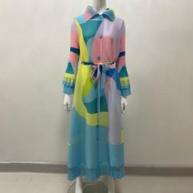 셀프웨딩드레스 2부드레스 대여 디자인 루즈핏 중간 길이 카디건 드레스 여성용 패션 서양식 꽃무늬 봄 dress