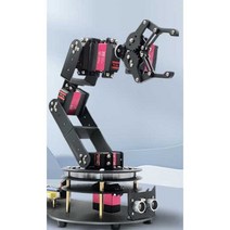 코딩교육로봇 팔 인공지능 로봇 ARM 키트 수업 교구, 고급버전+동기식티치펜던트+휴대용케이스51MCU